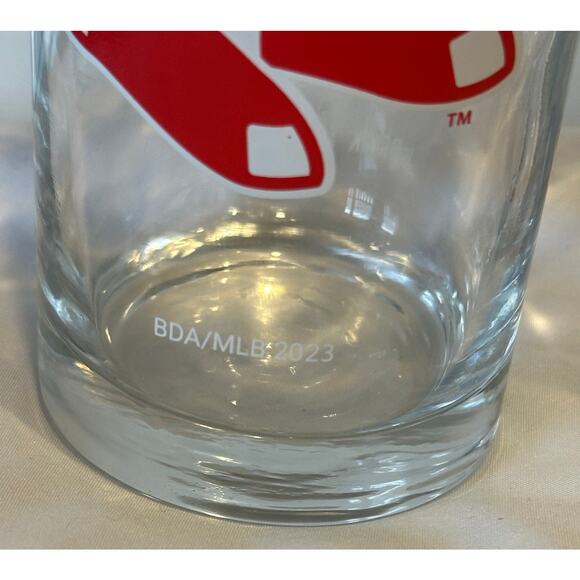 Jim Beam Red Sox Bourbon Whiskey Highball Glass Baseball 6”tall Set of 2 Sports - Picture 5 of 7